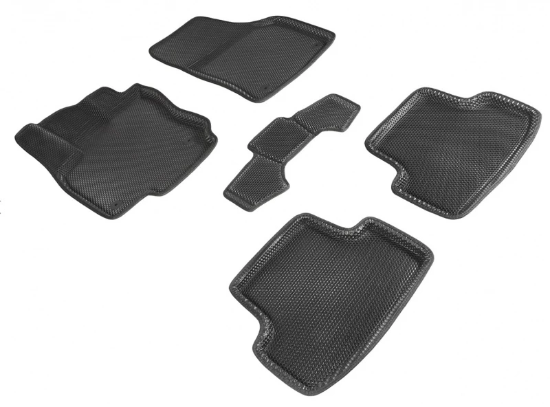 Коврики 3D EVA "СОТА" для Volkswagen Taos Черный Seintex 95437