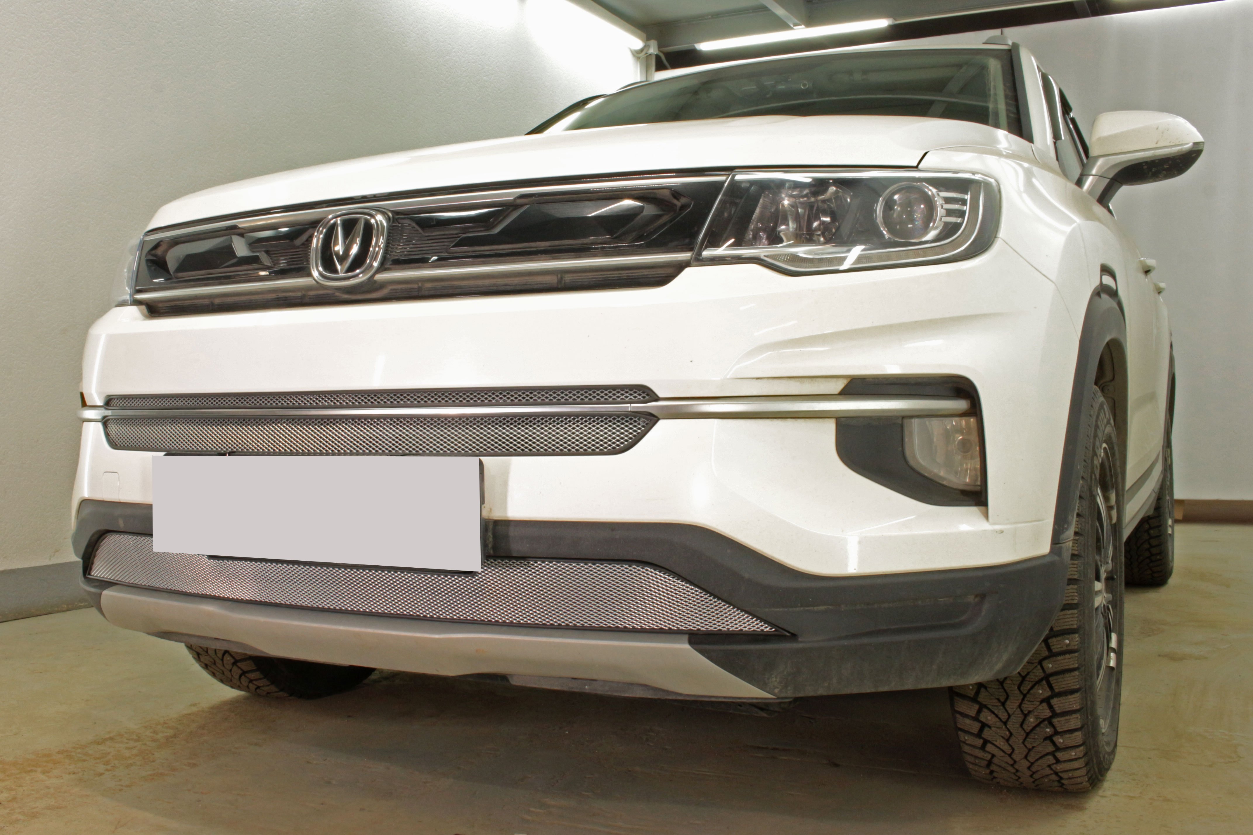 Защитная сетка радиатора верх 2 части для Changan CS35PLUS I