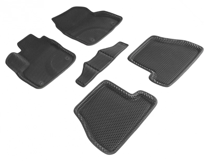 Коврики 3D EVA "РОМБ" для салона для Ford Focus III Черный Seintex 95241