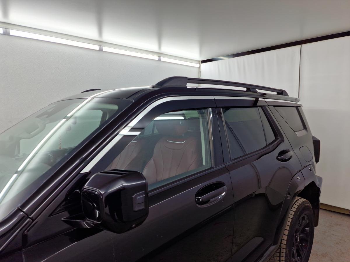 Дефлекторы окон 2D с хром накладками 6 шт. для TANK 400