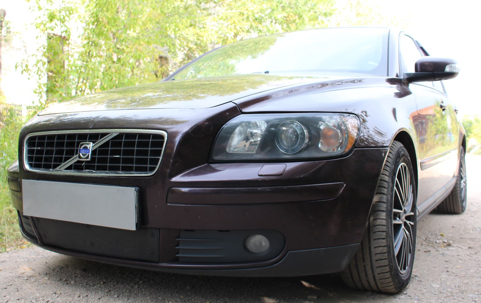 Зимняя заглушка радиатора к съемной сетке для Volvo S40 II