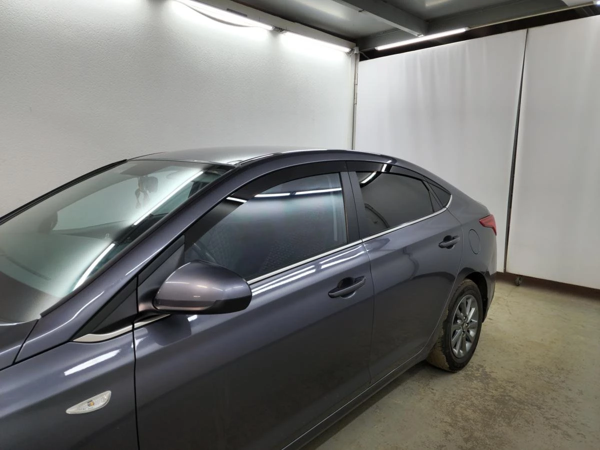 Дефлекторы окон 2D 6 шт для Hyundai Solaris II Рестайлинг