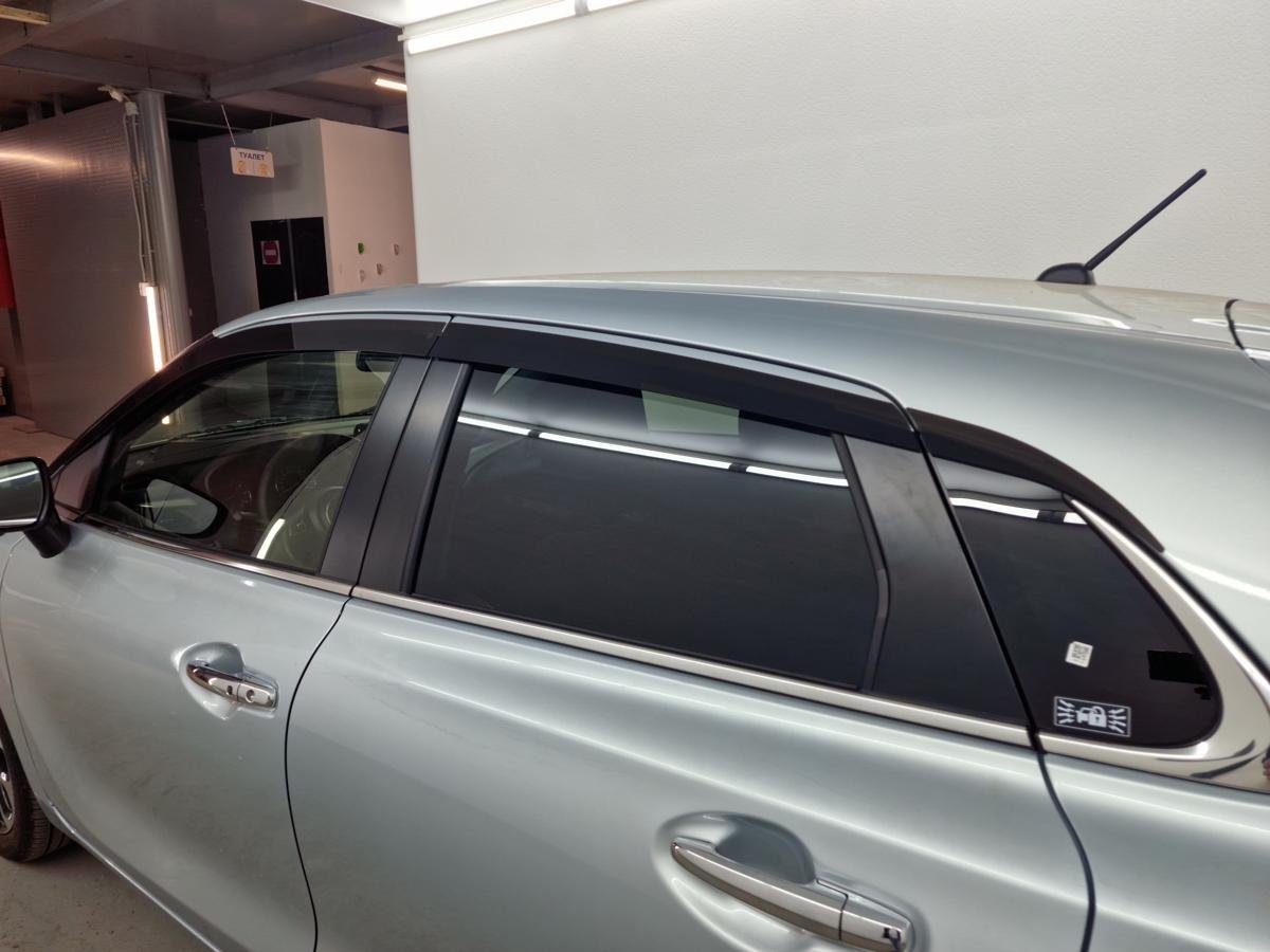 Дефлекторы окон 2D 6 шт (для рынка ОАЭ) для Suzuki Baleno III