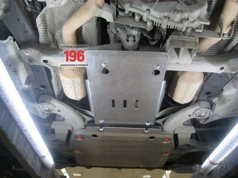 Защита КПП для Porsche Cayenne II Рестайлинг (958)  Alfeco ALF5002AL