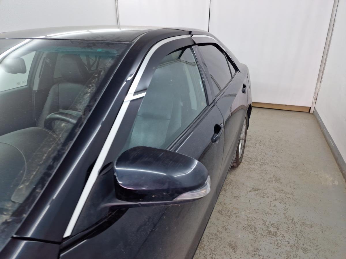 Дефлекторы окон 2D под наклоном с хром накладками 4 шт. для Toyota Camry VII (XV50) Рестайлинг 2