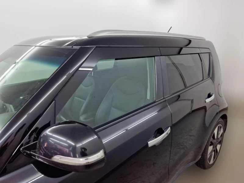 Дефлекторы окон 2D 6 шт. для Kia Soul II Рестайлинг Черный Стрелка 11 2D353-6.S11