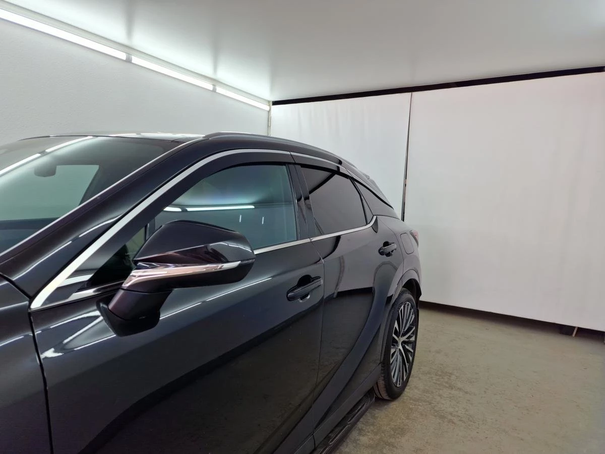 Дефлекторы окон с хром накладками 2D 6 шт для Lexus RX V