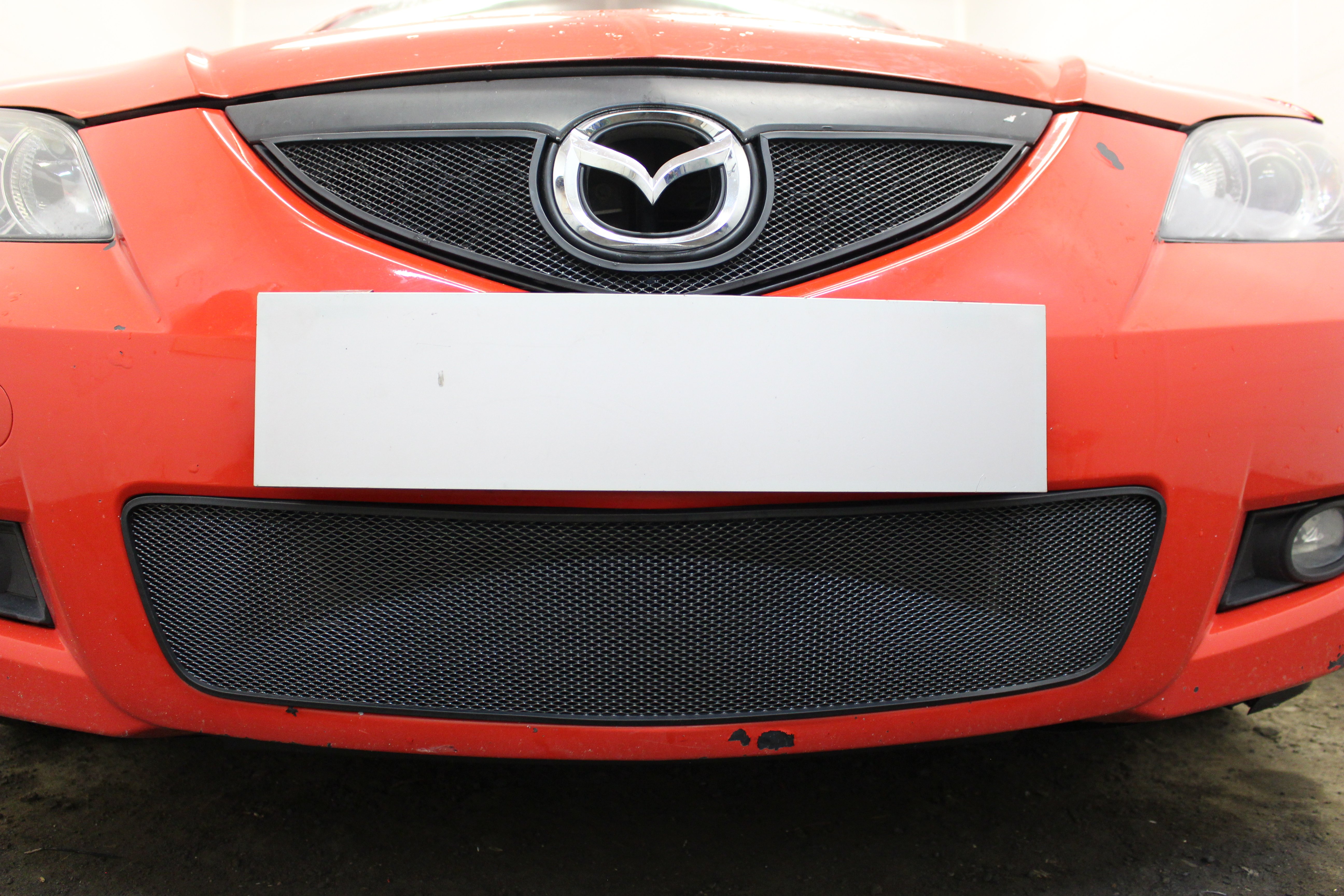 Комплект сеток black верх седан и низ для Mazda 3 I (BK) Рестайлинг