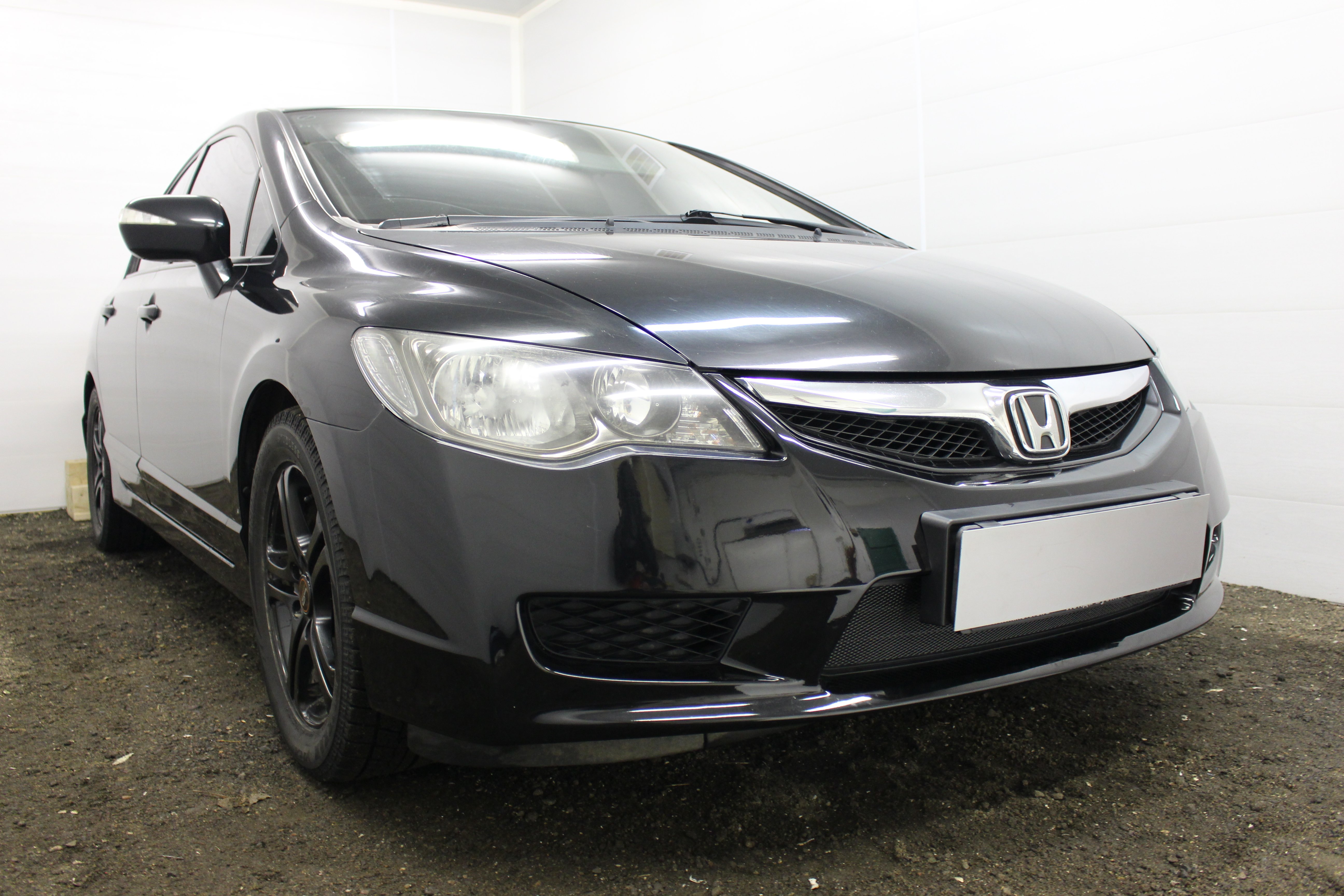 Защитная сетка радиатора для Honda Civic VIII Рестайлинг