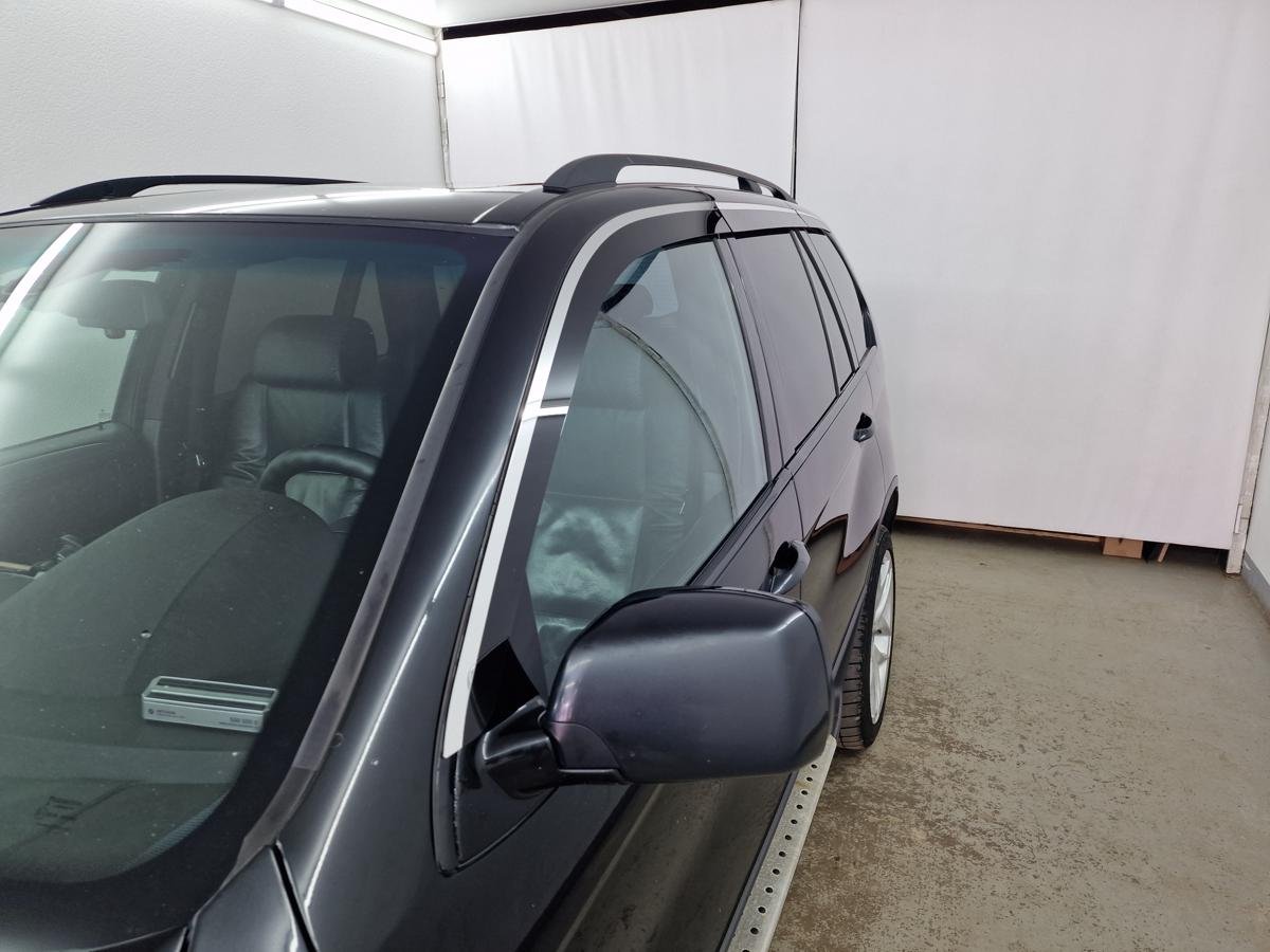 Дефлекторы окон 2D с хром накладками 6 шт. для BMW X5 I (E53) Рестайлинг