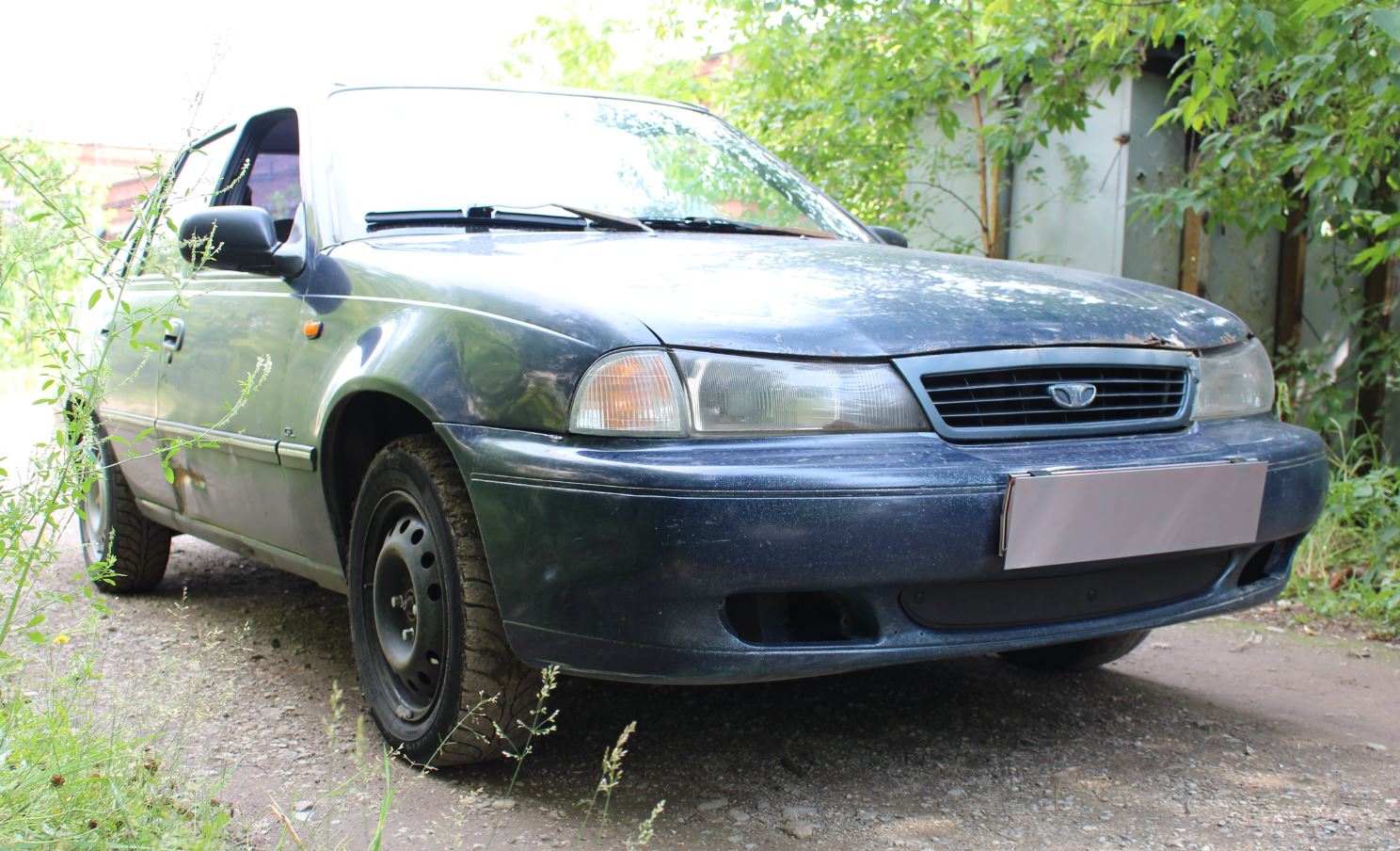 Зимняя заглушка радиатора к съемной сетке для Daewoo Nexia I Рестайлинг