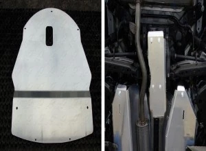 Защиты комплект (картер и КПП, дифференциал) для Nissan Qashqai II  ТСС ZKTCC00290K