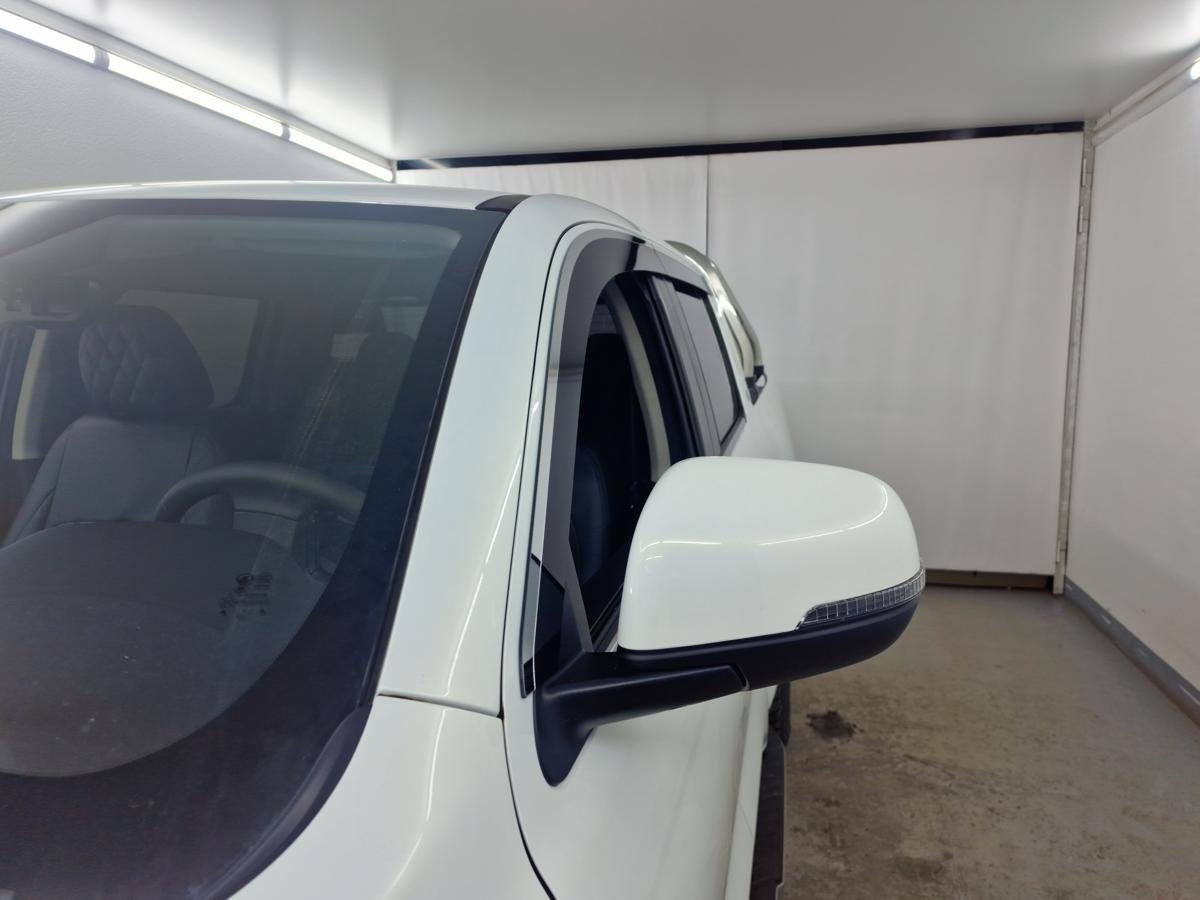 Дефлекторы окон 2D с хром накладками 4 шт. для Great Wall Poer I