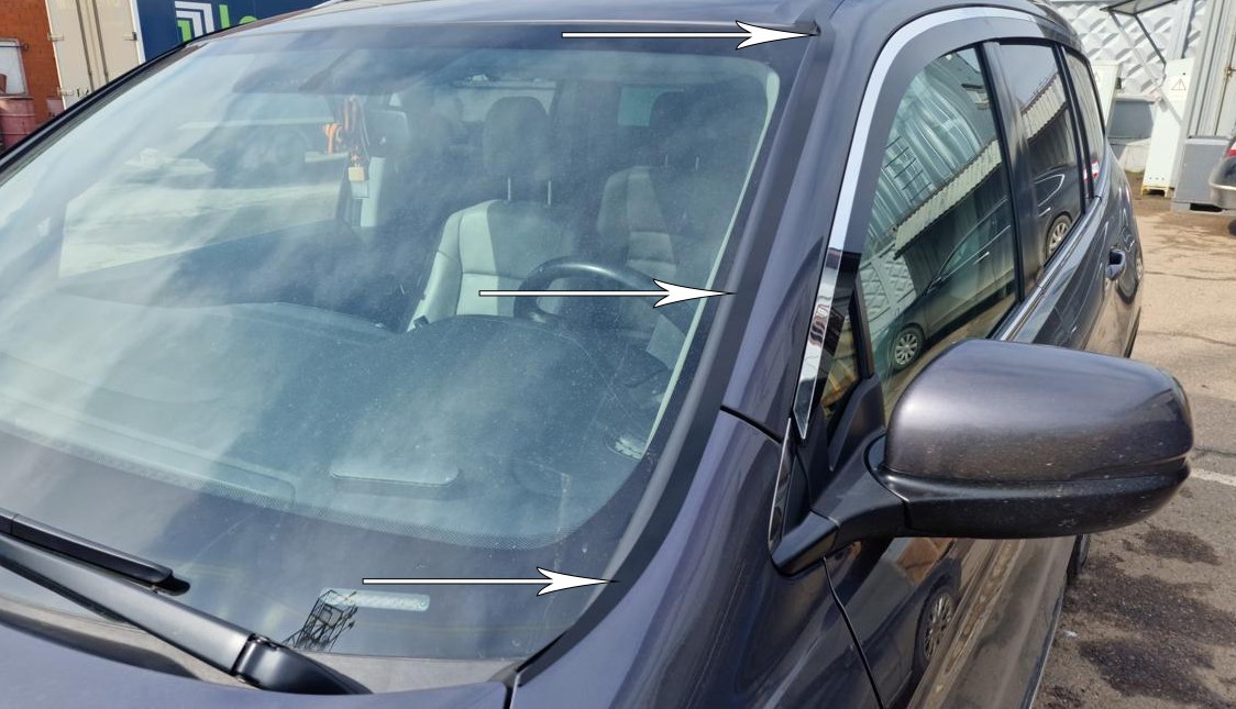 Водосток лобового стекла Премиум для Honda Pilot III