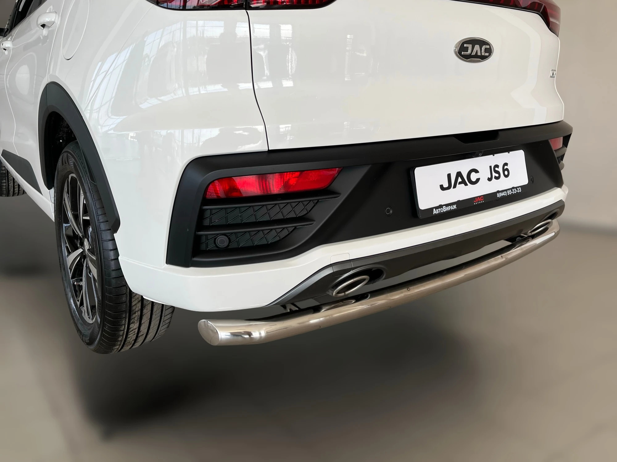 Защита заднего бампера d60 мм для JAC JS6  Юко JAC.JS6.22.11