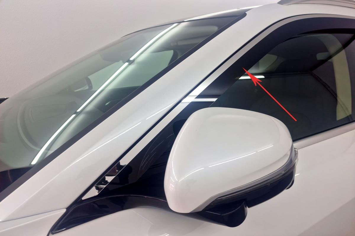 Дефлекторы окон 2D с хром накладками 6 шт. для Voyah Free I Рестайлинг