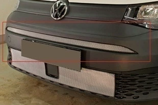 Защитная сетка радиатора верх для Volkswagen Caddy V Хром Стрелка 11 VWCAD20.top.chrome