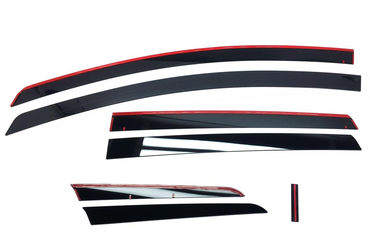 Дефлекторы окон 2D 6 шт (для рынка Японии) для Nissan Note II Рестайлинг
