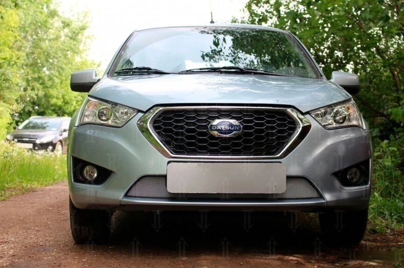 Защитная сетка радиатора низ для Datsun mi-DO Хром Стрелка 11 DATSMIDO.chrome