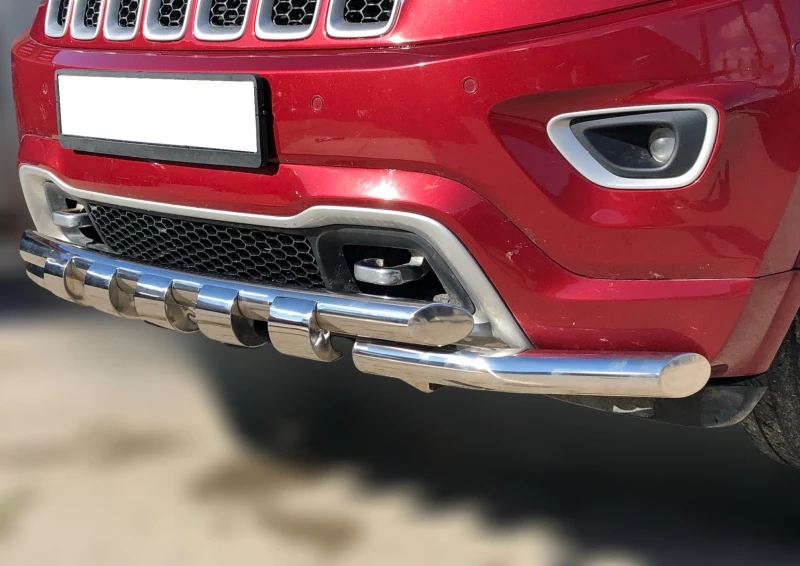 Защита переднего бампера G d60/60 мм для Jeep Grand Cherokee IV (WK2) Рестайлинг  Юко JGC.13.05