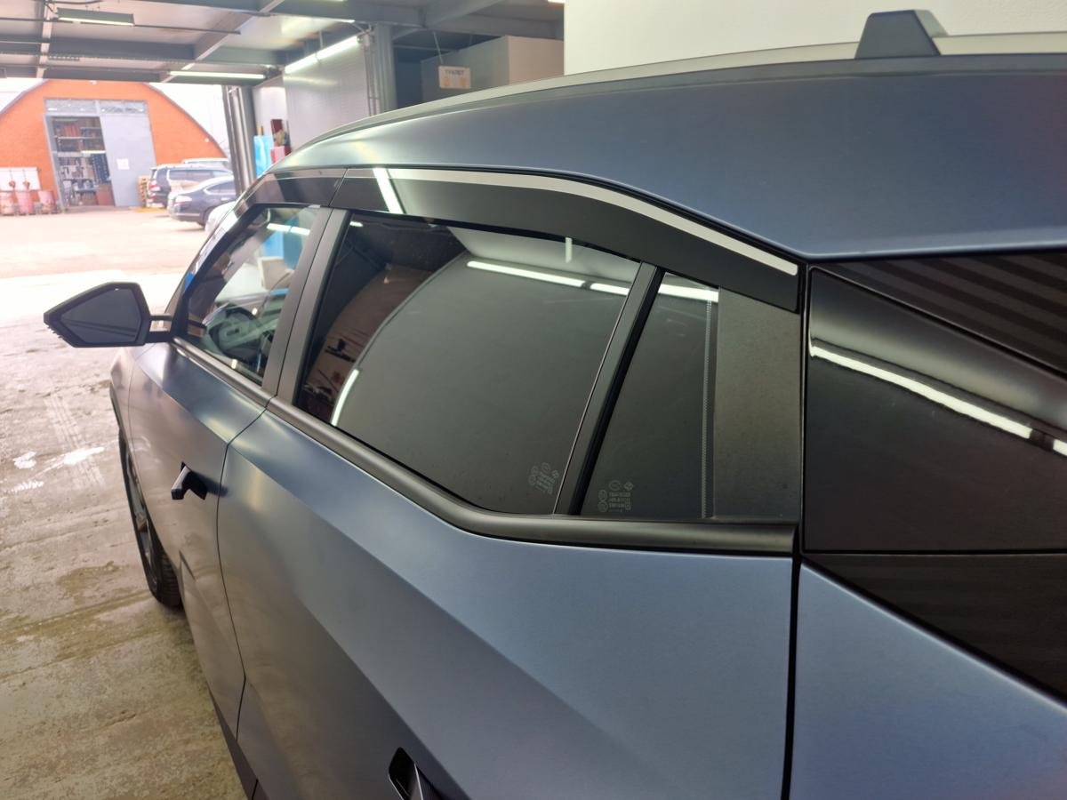 Дефлекторы окон 2D с хром накладками 4 шт. для GAC GS3 I