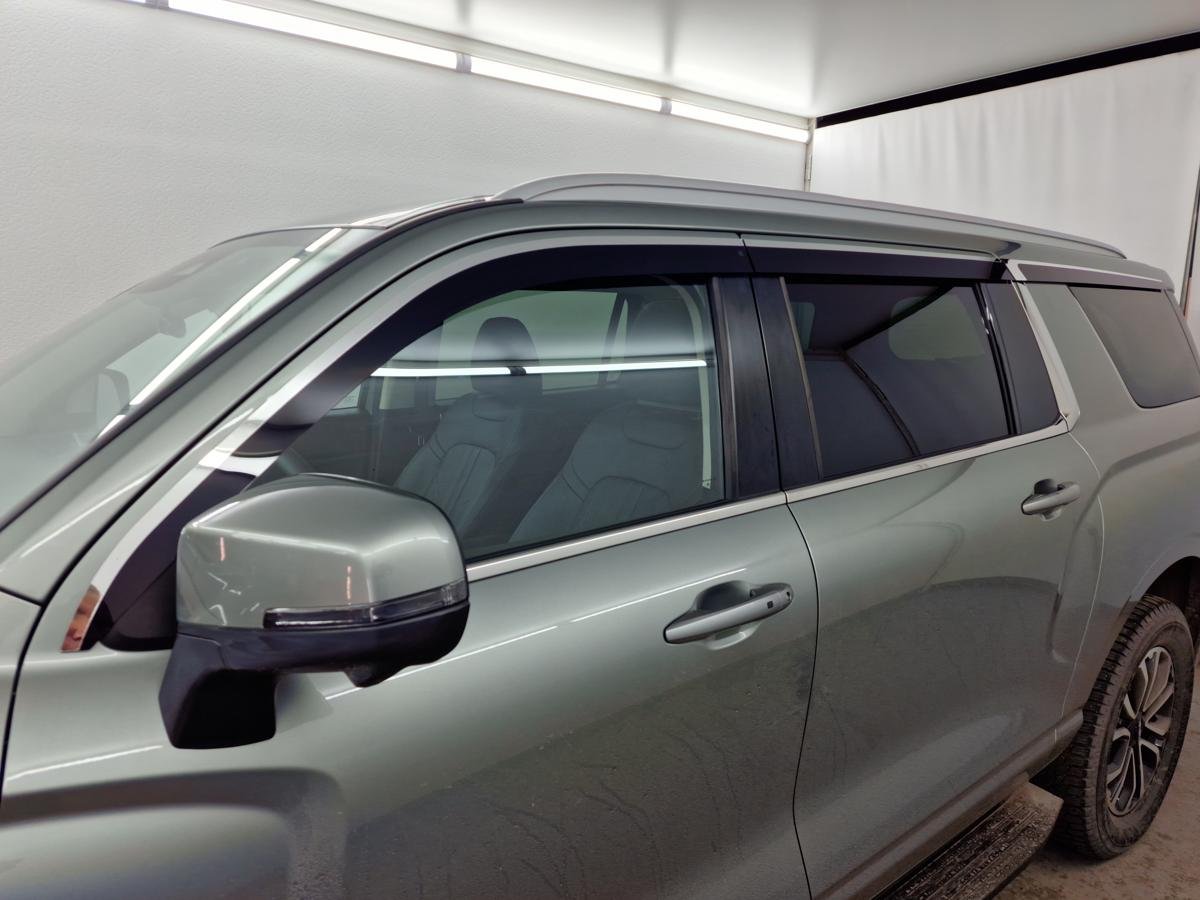 Дефлекторы окон 2D с хром накладками 6 шт. для Haval H5 II