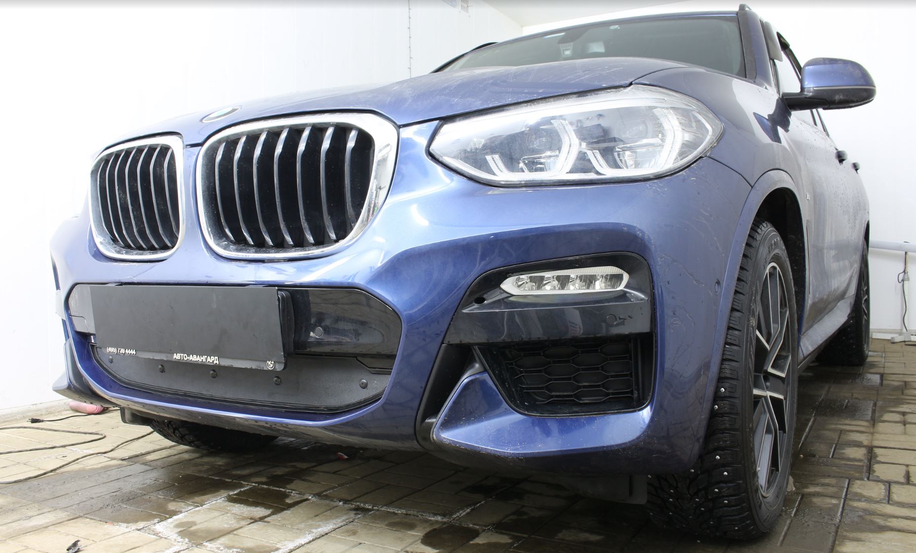 Зимняя заглушка радиатора к съемной сетке низ для BMW X3 III (G01)