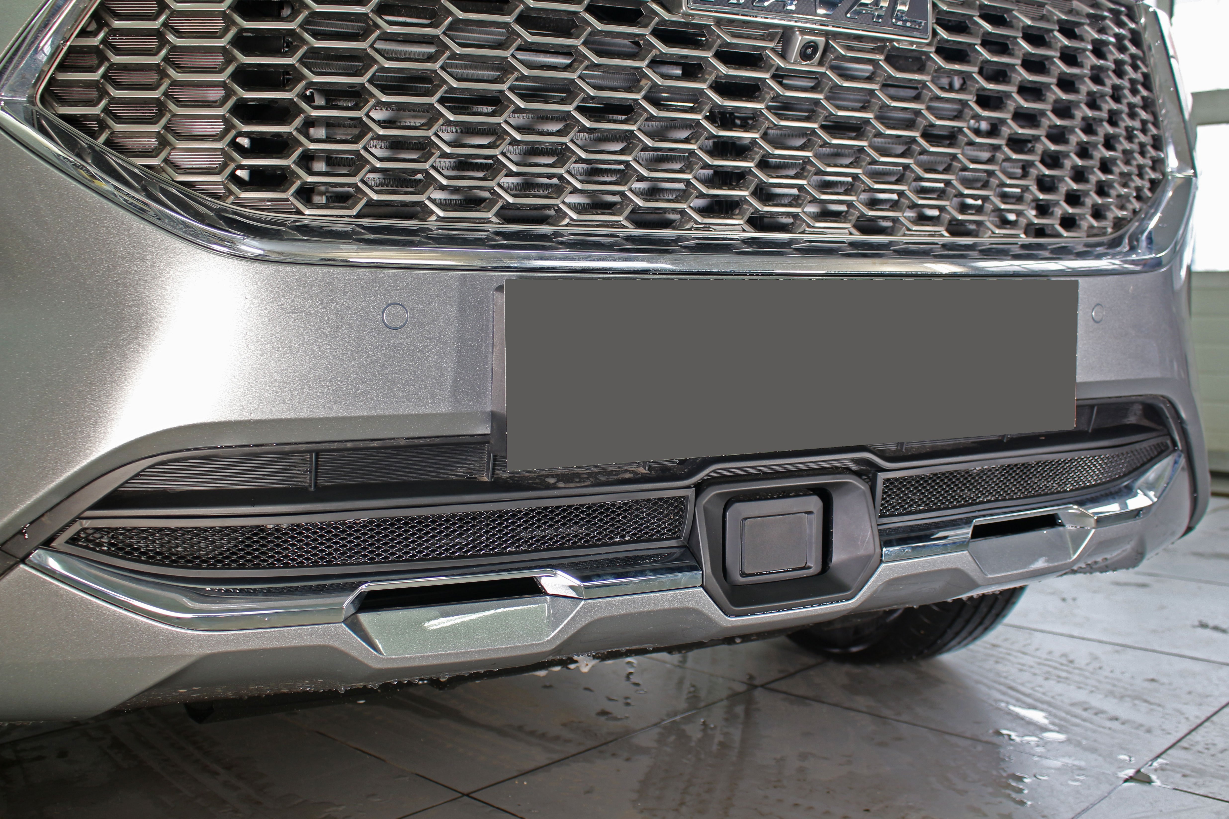 Защитная сетка радиатора низ, с датчиком АСС для Haval F7x I