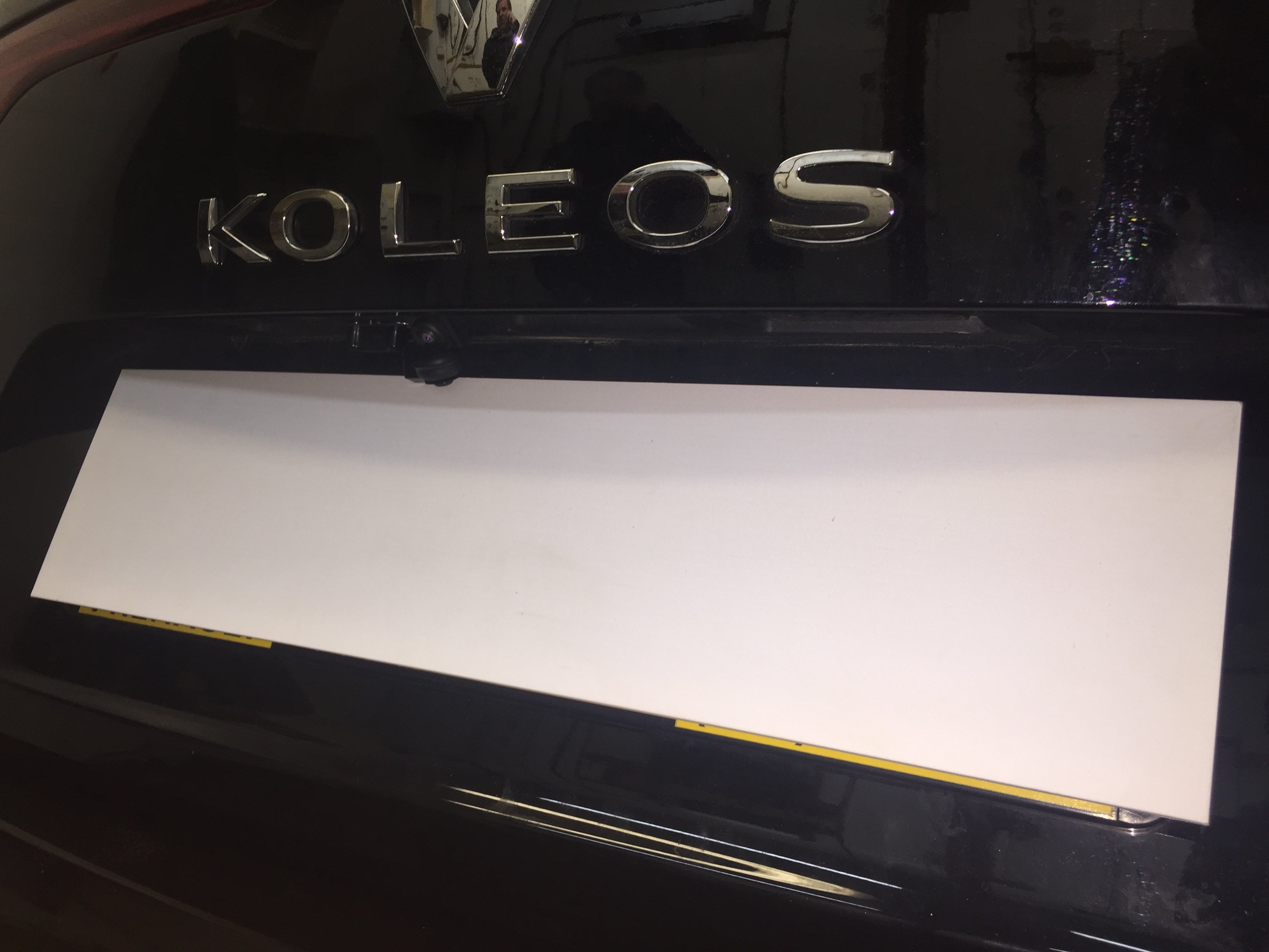 Защита камеры заднего вида для Renault Koleos II