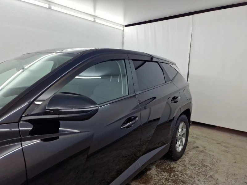 Дефлекторы окон 2D 6 шт для Hyundai Tucson IV Черные Стрелка 11 2D175-6.S11