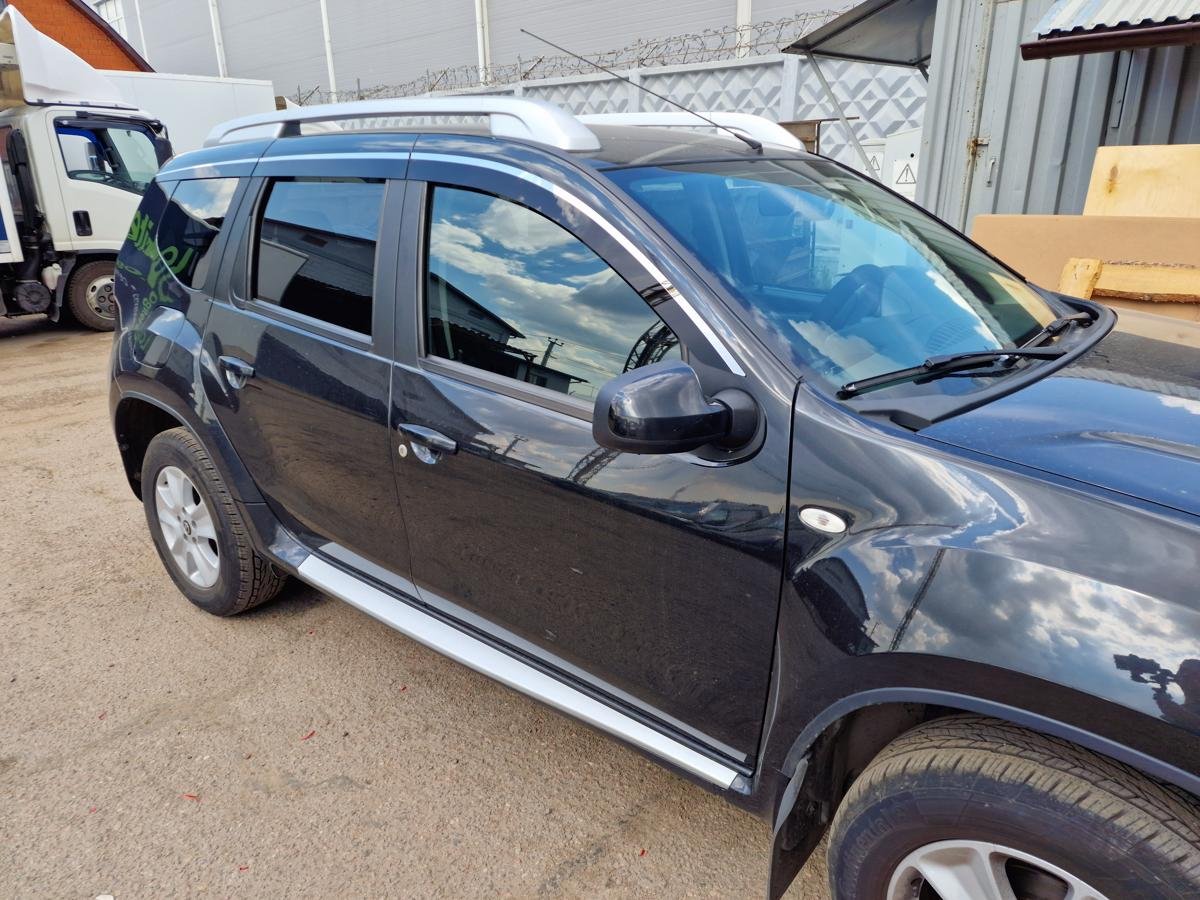 Дефлекторы окон с хром накладками 2D 6 шт для Nissan Terrano III (D10)