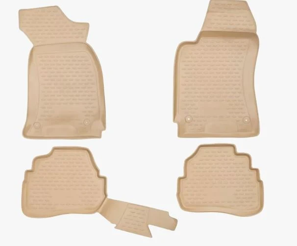 Коврики 3D в салон полиуретан 4 шт для Volkswagen Passat B5 бежевый Element