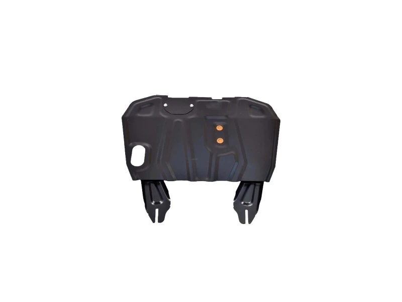 Защита картера и КПП для Mitsubishi Outlander II Черный Alfeco ALF1402ST