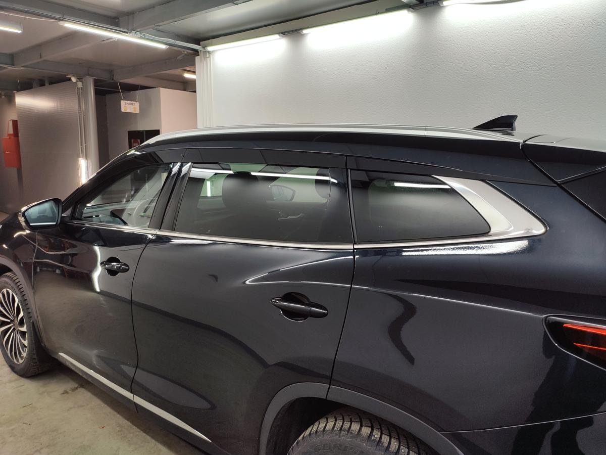 Дефлекторы окон 2D 6 шт (удлиненные) для EXEED TXL I