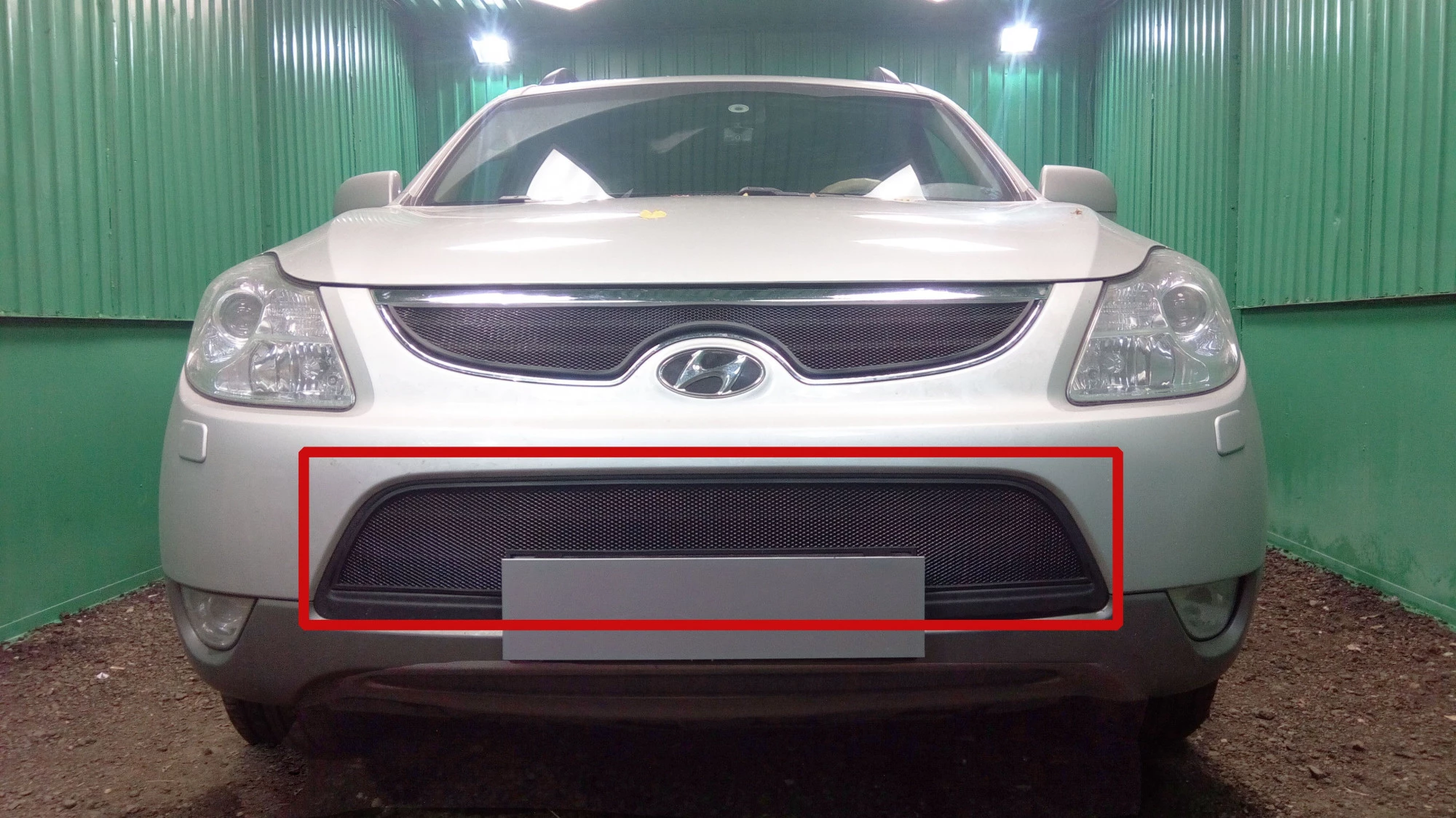 Защитная сетка радиатора центр для Hyundai ix55