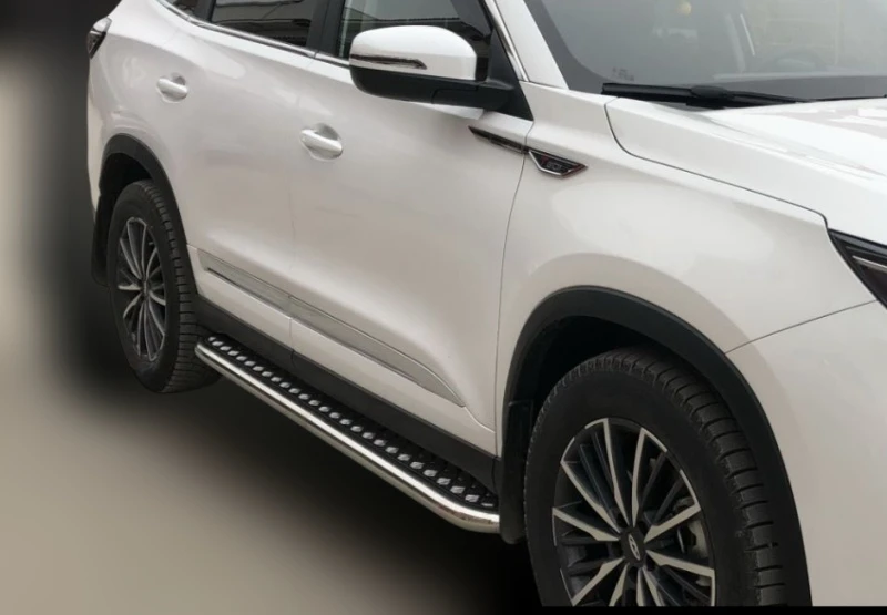 Пороги с накладным листом d53 мм для Xcite X-Cross 8 I  Юко XCX-CR.8.25.41
