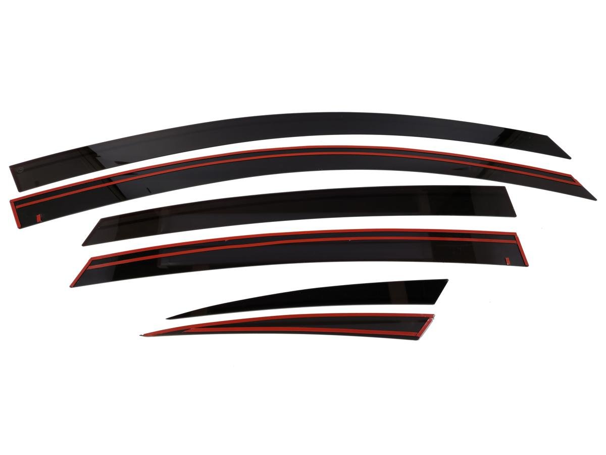 Дефлекторы окон 2D 6 шт для Nissan Teana II Рестайлинг