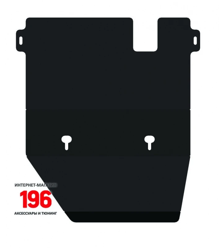Защита КПП и РК для Toyota Land Cruiser 80 Series Черный Alfeco ALF2482ST