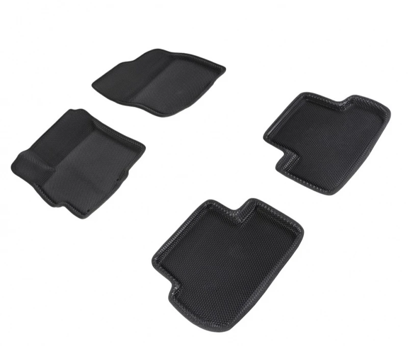 Коврики 3D EVA "СОТА" для Mitsubishi Lancer X Рестайлинг Черный Seintex 95420