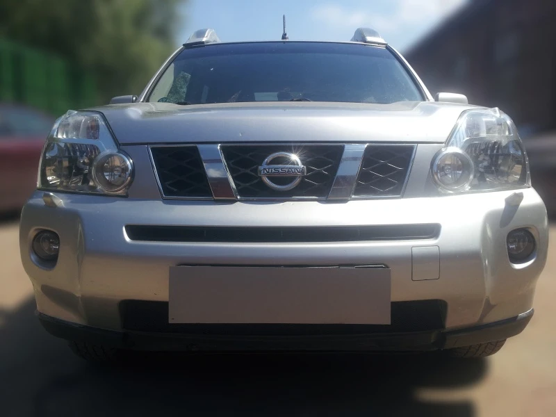 Комплект сеток black низ и центр для Nissan X-Trail II Черный Стрелка 11 NXTRT31-07.bot.black-NXTRT31-07.mid.black