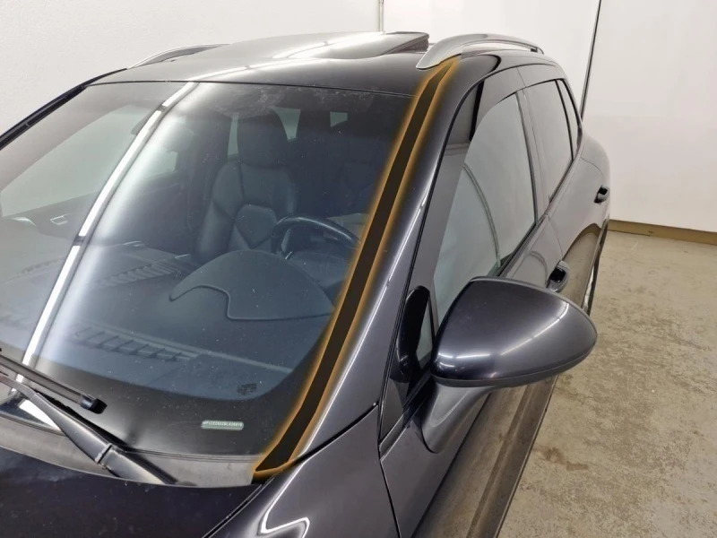 Водосток лобового стекла Премиум для Porsche Cayenne II Рестайлинг (958) Черный Стрелка 11 VP.108