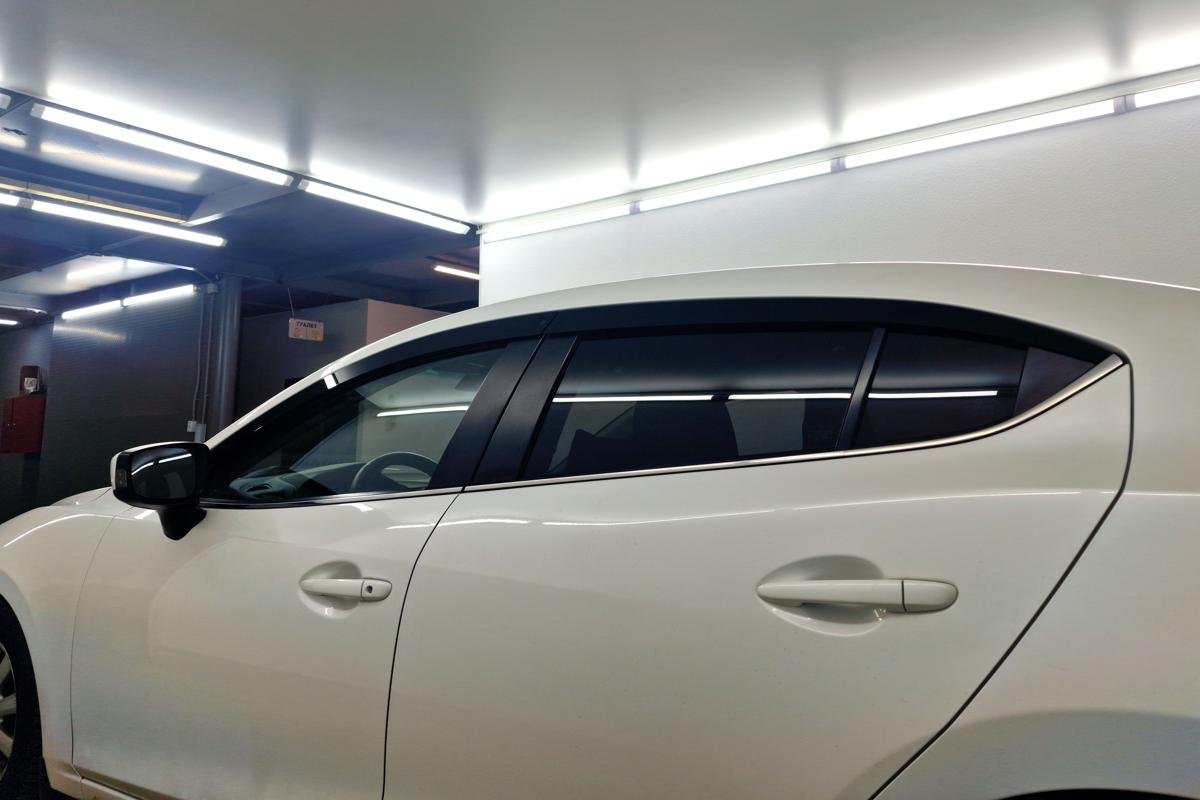 Дефлекторы окон 2D 4 шт. для Mazda 3 III (BM) Рестайлинг
