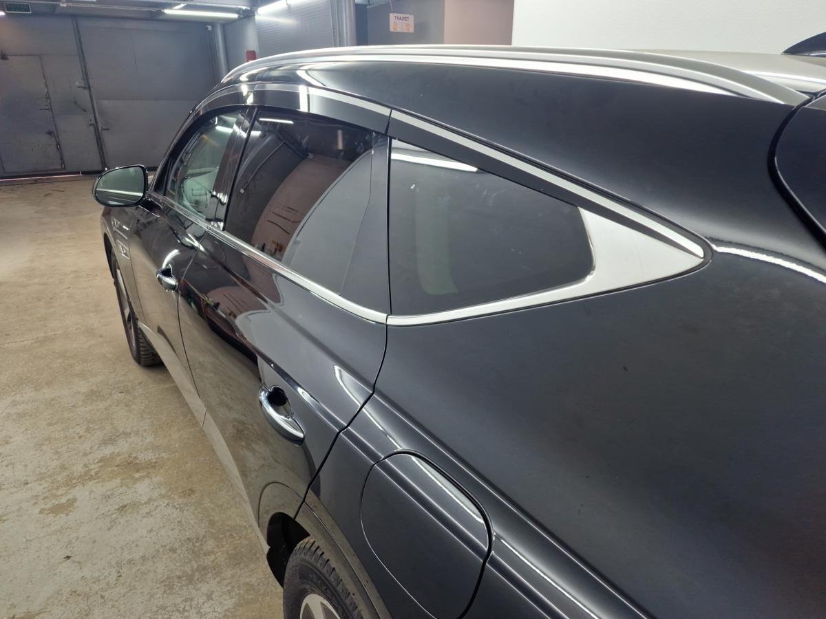 Дефлекторы окон 2D с хром накладками 6 шт. для Genesis GV80 I