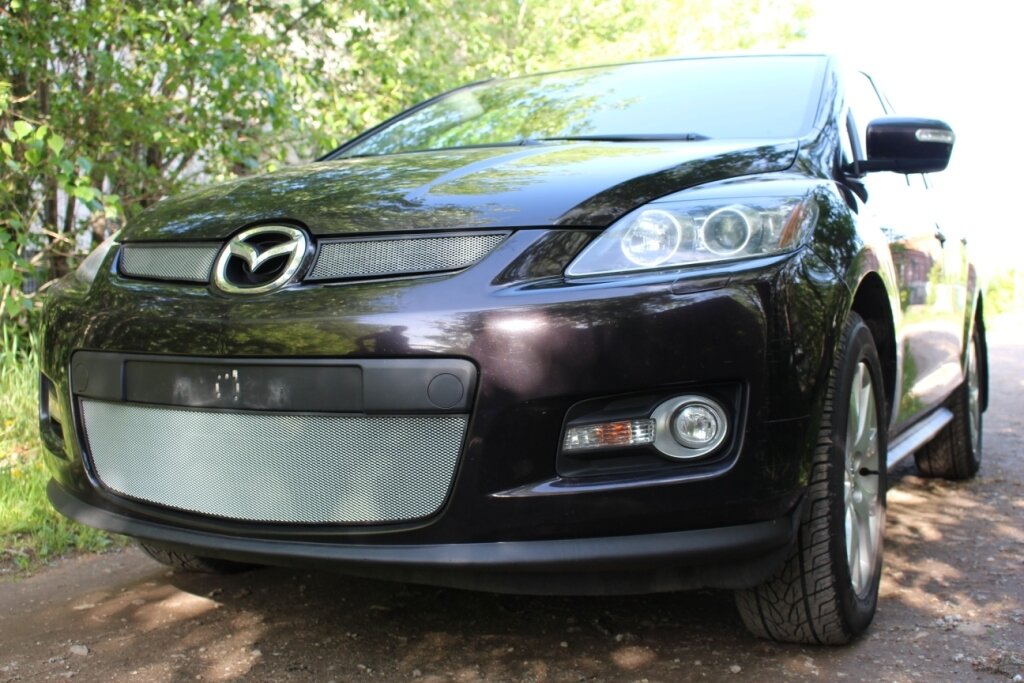 Комплект сеток chrome верх и низ для Mazda CX-7 I