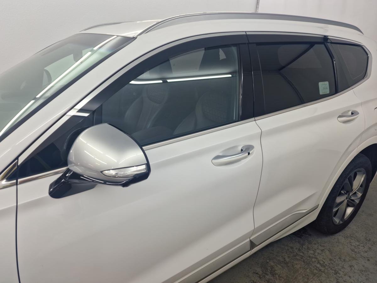 Дефлекторы окон с хром накладками 2D 6 шт для Hyundai Santa Fe IV Рестайлинг