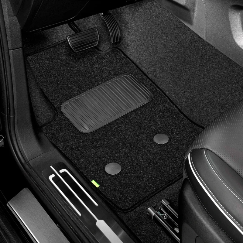 Коврики в салон текстиль Klever Standard 4 шт. для LADA (ВАЗ) Aura I Черный Klever KLEVER02.A71266.010KH