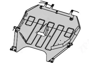 Защита картера и КПП для Mitsubishi Eclipse Cross I