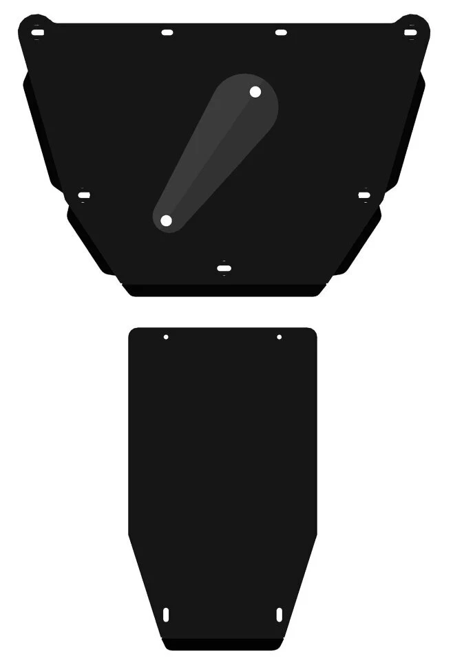 Защита картера и КПП (2 части) для BMW 7 серии IV (E65/E66) Рестайлинг