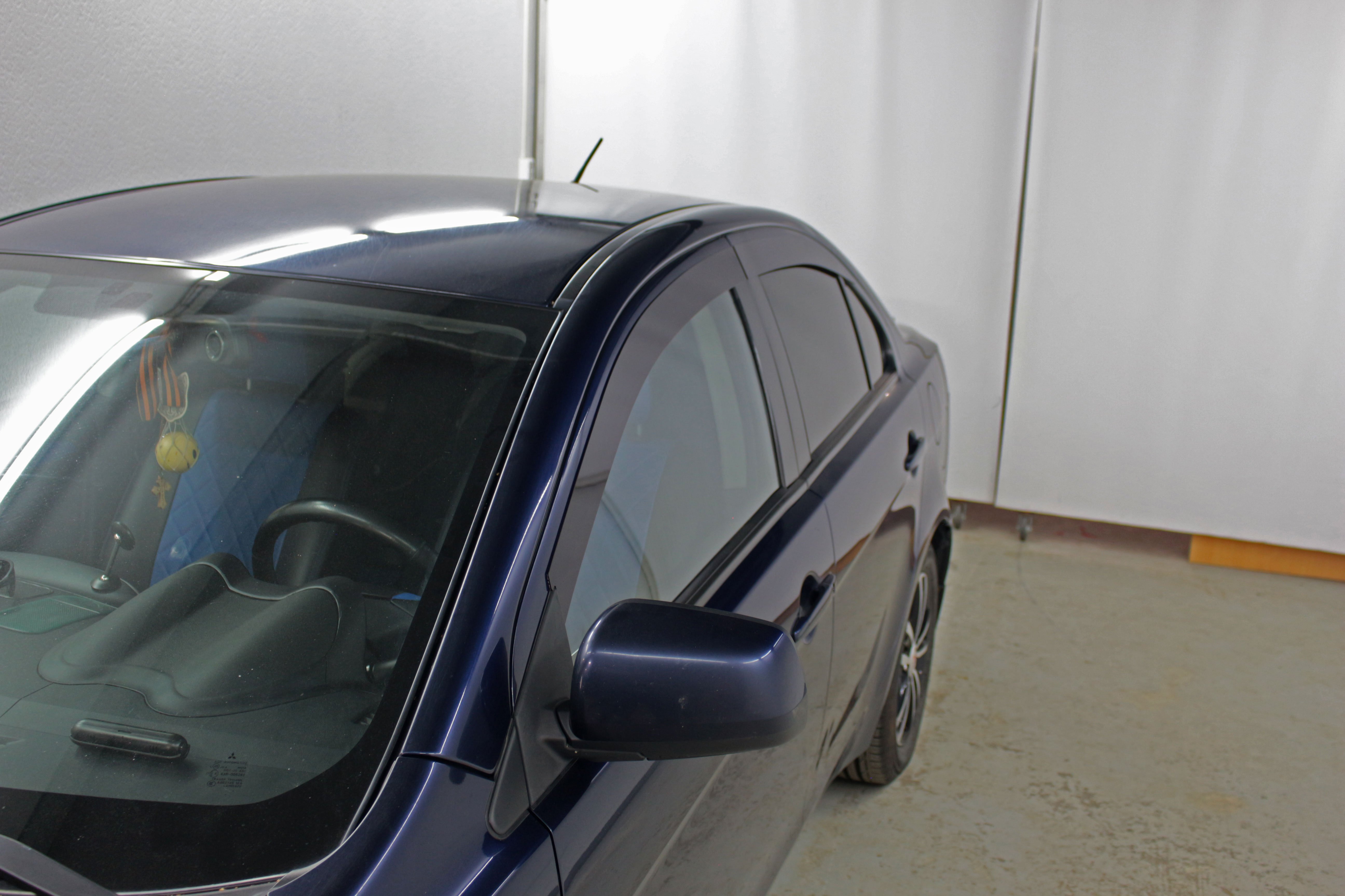 Дефлекторы окон 2D 4 шт для Mitsubishi Lancer X Рестайлинг