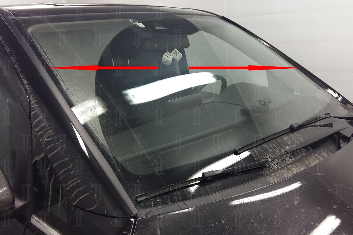 Дефлектор (водосток) лобового стекла для Mercedes-Benz Vito III (W447) Рестайлинг2